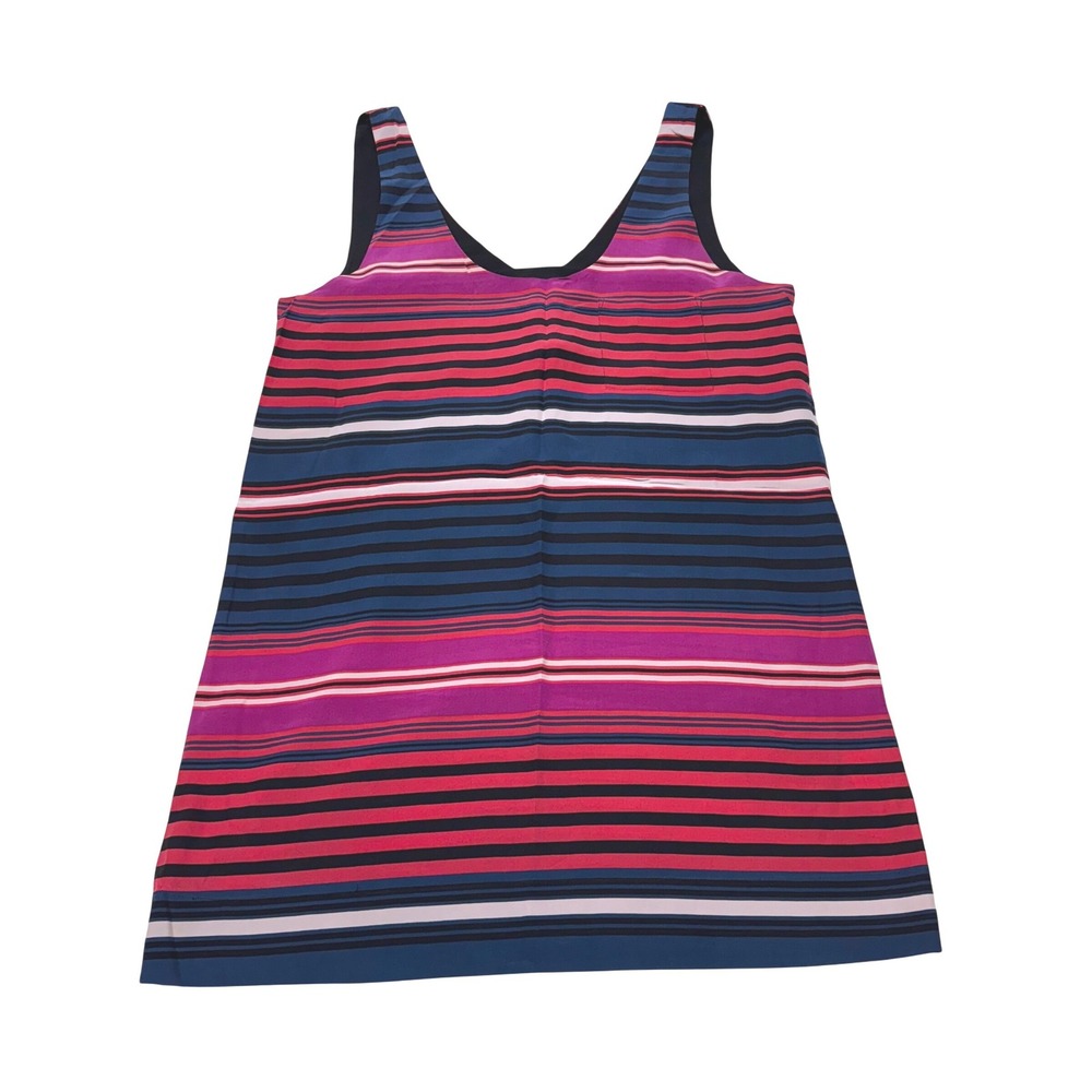 Joie Dawna B sleeveless silk tank dress striped short size medium